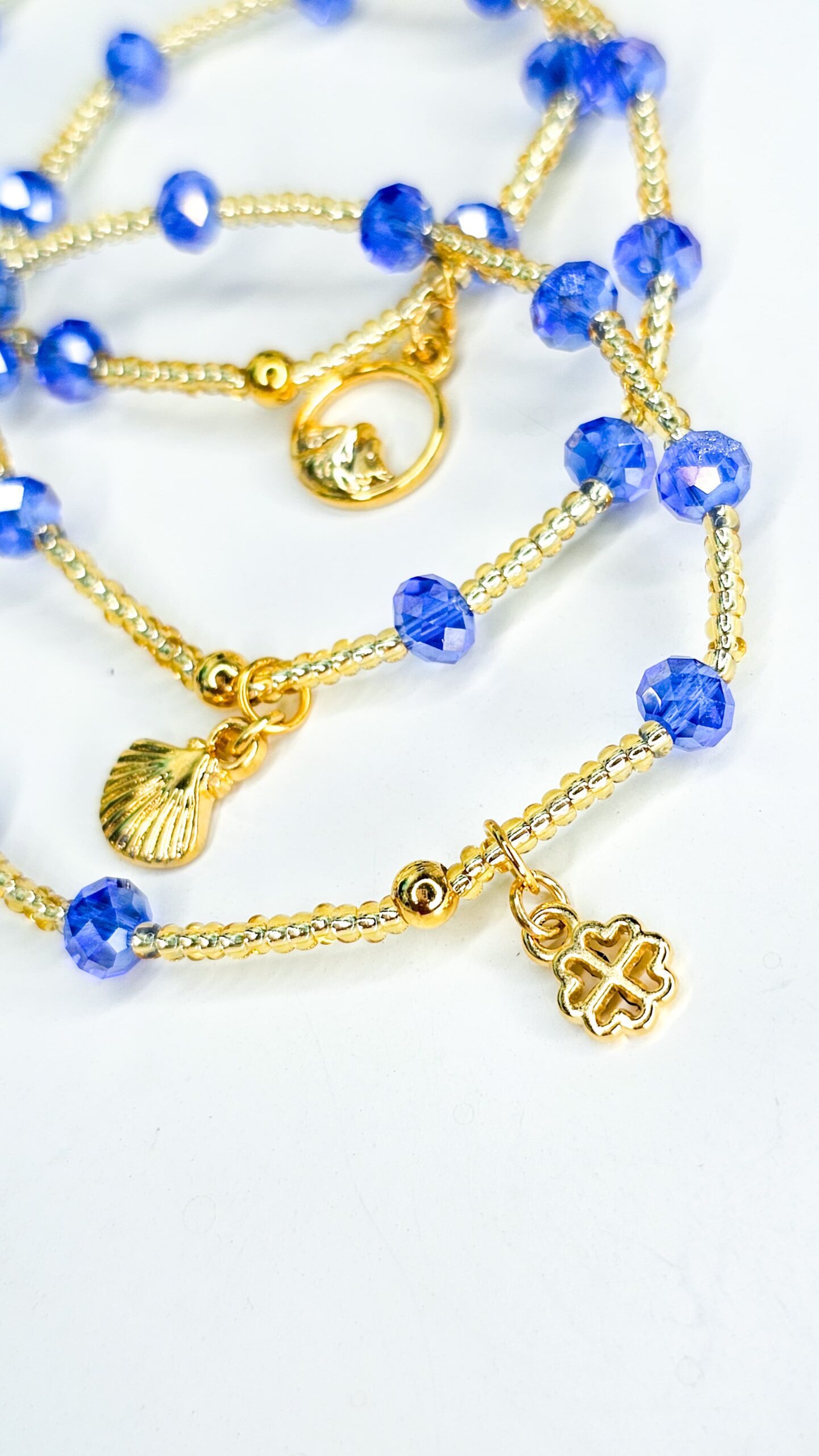 blue bracelet set for self-love